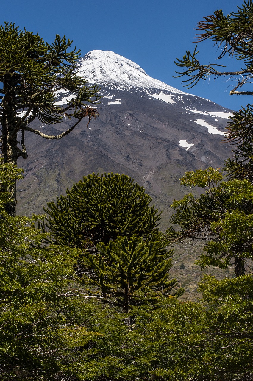 volcano chile south america free photo