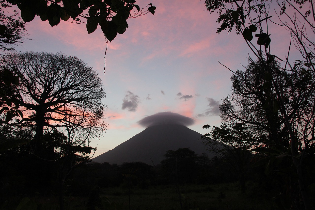volcano landscape mountain free photo