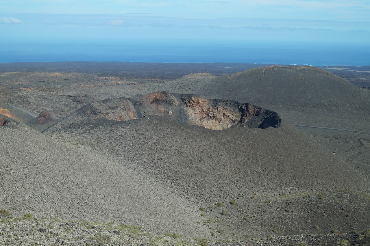 volcano lanzarote canary islands free photo
