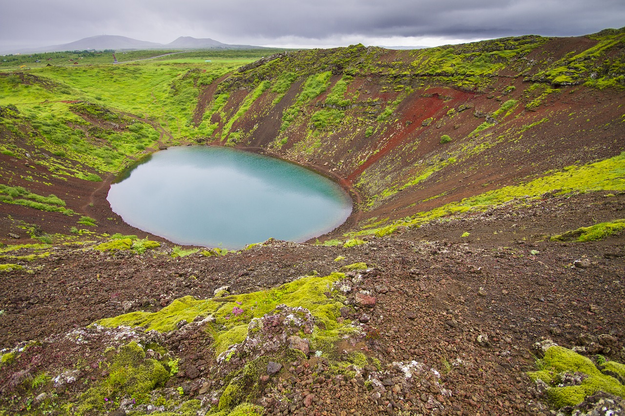volcano crater volcanic crater free photo