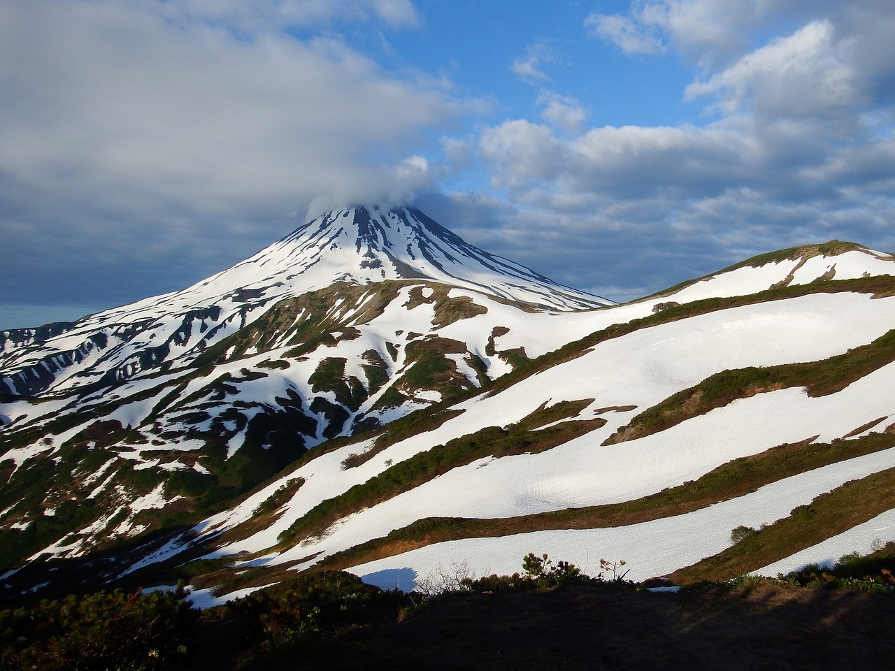 volcano giant mountain free photo