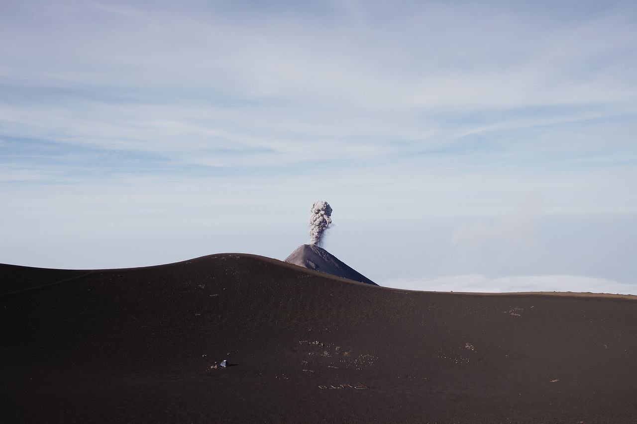 volcano explosion nature free photo