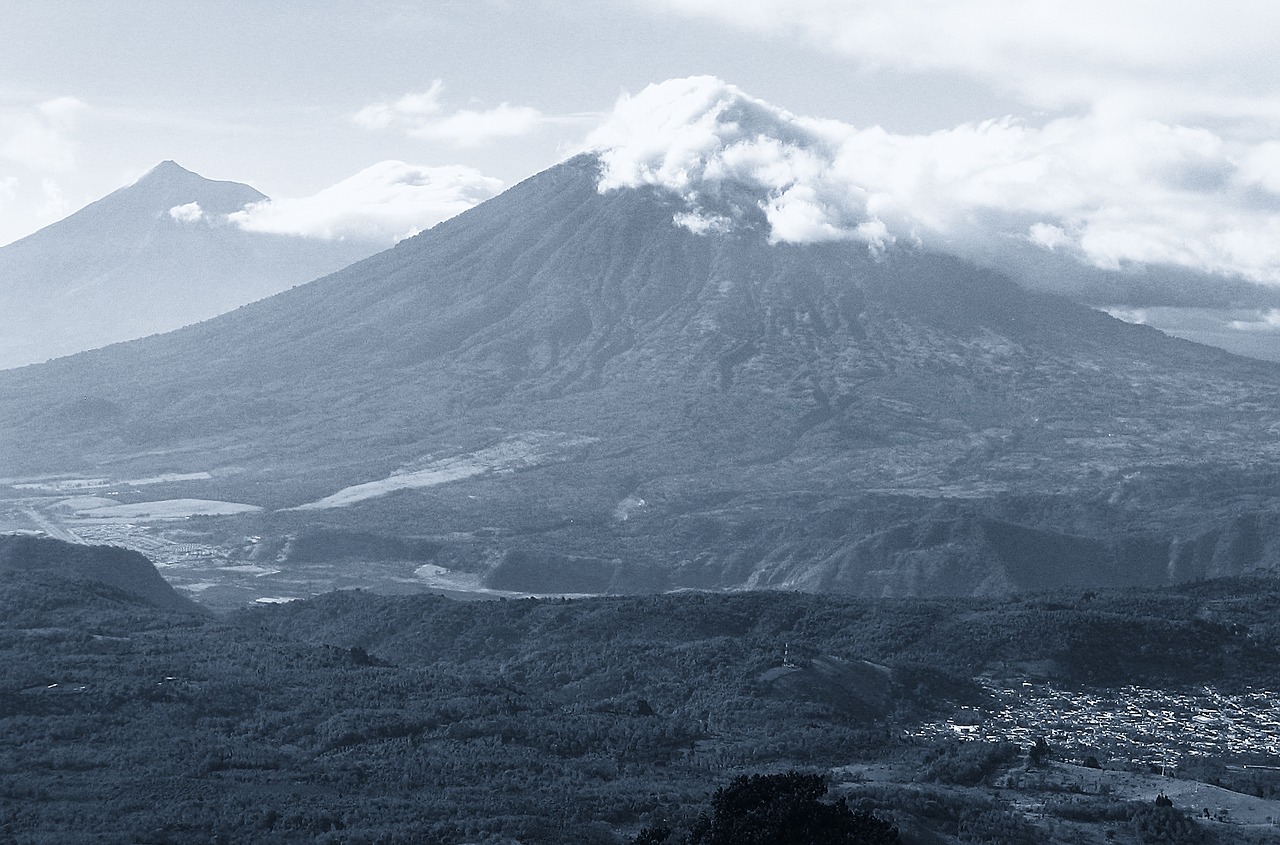 volcano mountains guatemala free photo