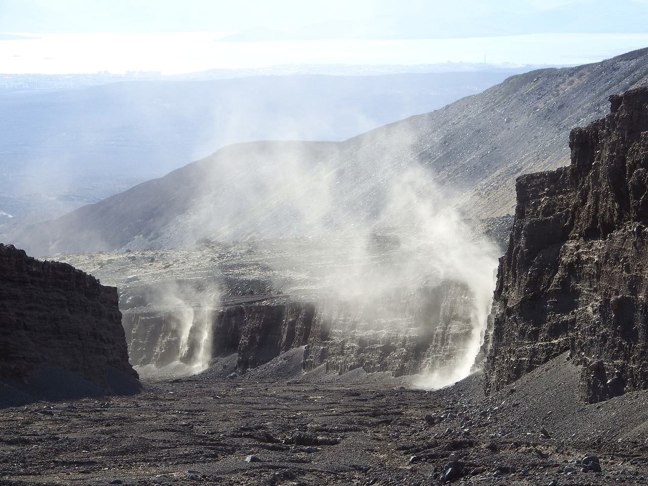 volcano the foot canyon free photo