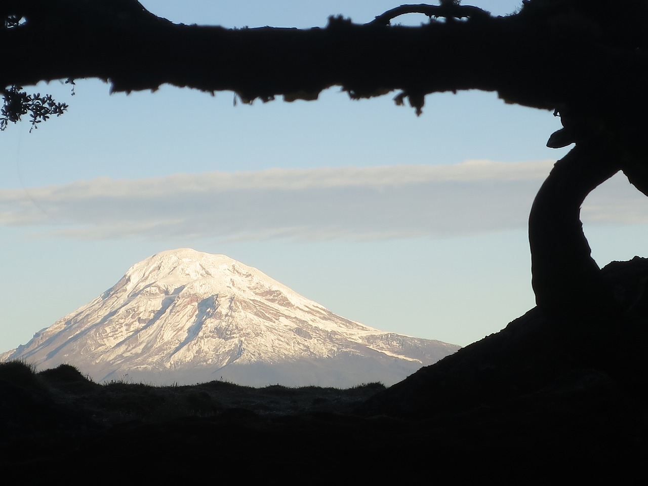 volcano chimborazo landscape free photo