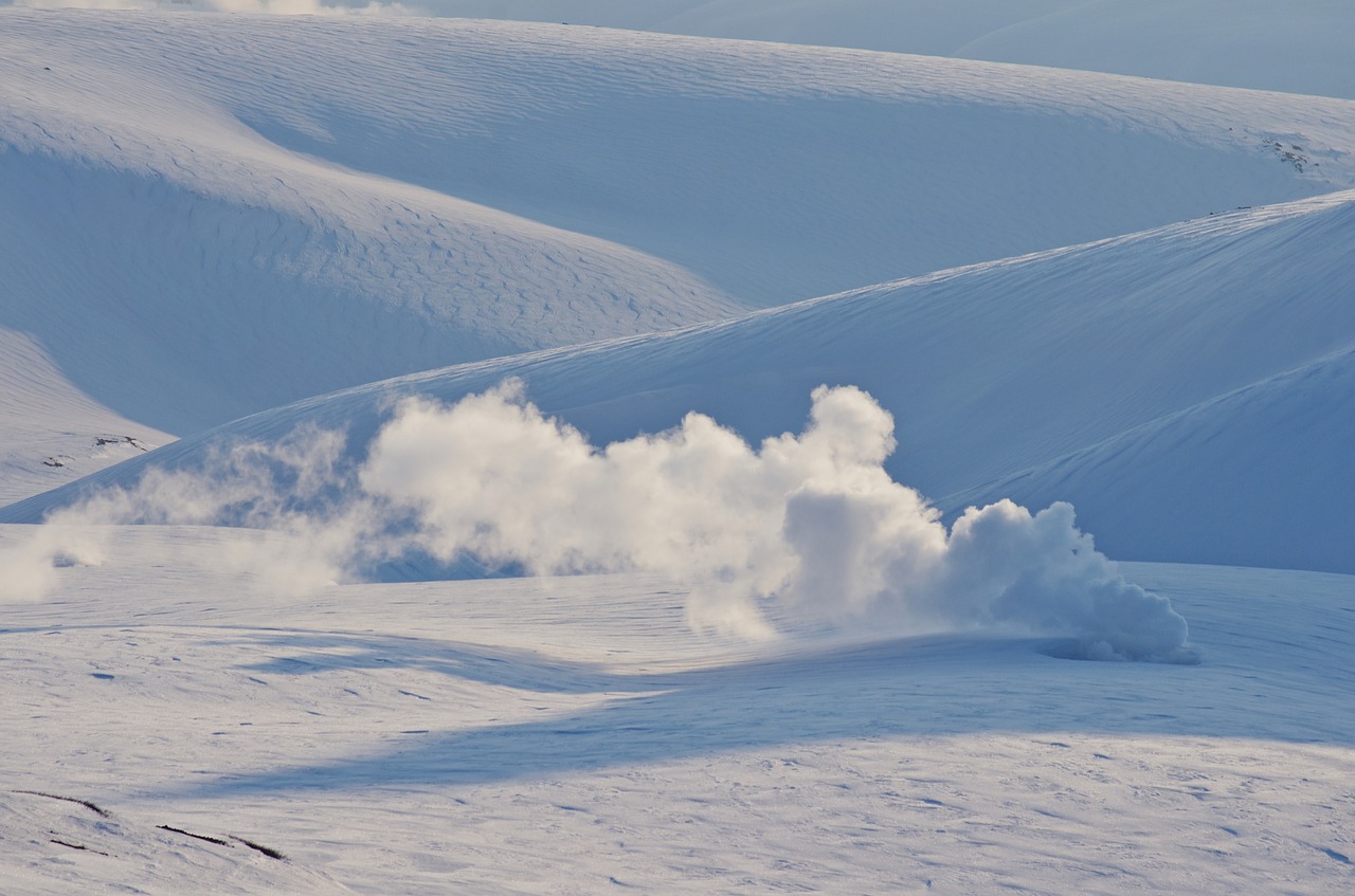 volcano fumarole well free photo