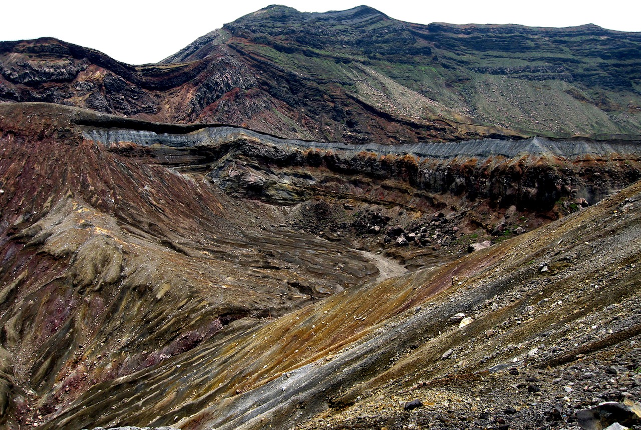 volcano  rock  mountain free photo