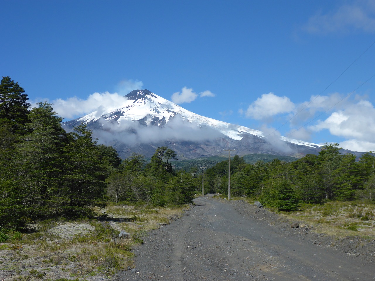 volcano  chile  nature free photo