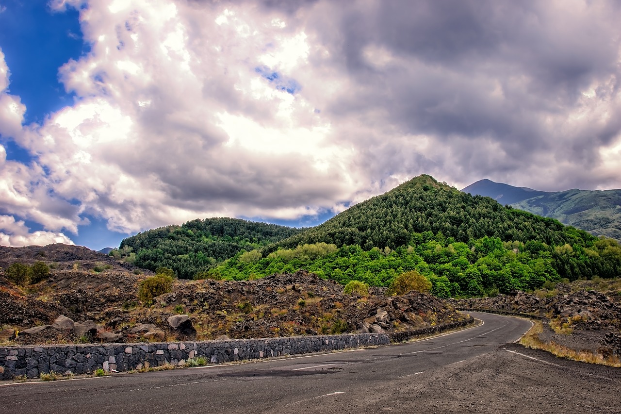 volcano  etna  sicily free photo