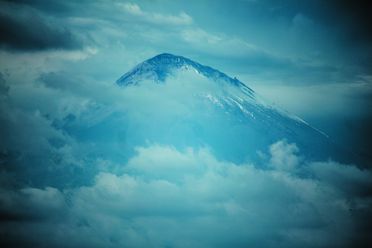 volcano  mountain  landscape free photo