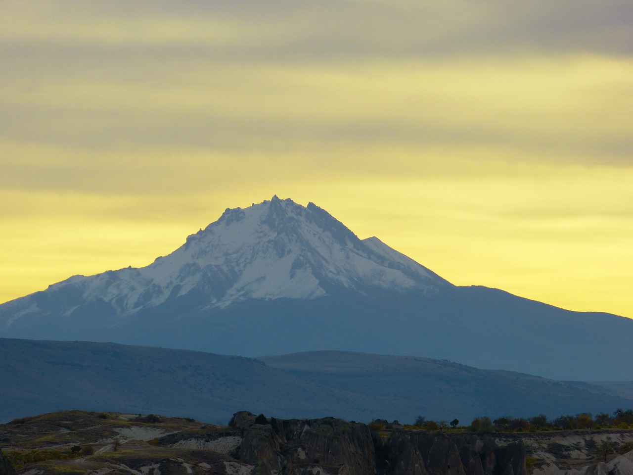 volcano vulkanerciyes erciyes dağı free photo
