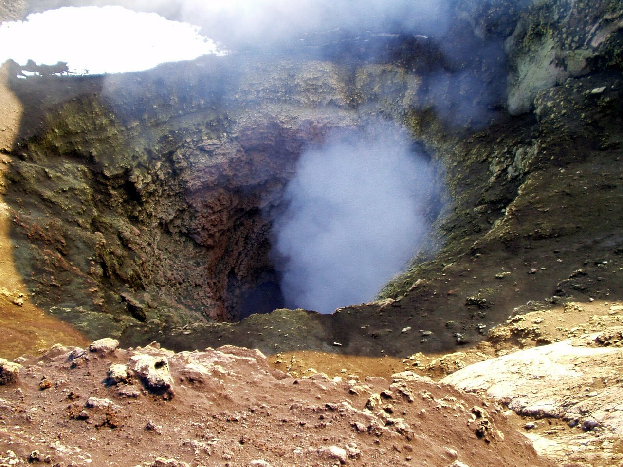 volcano crater volcanism free photo