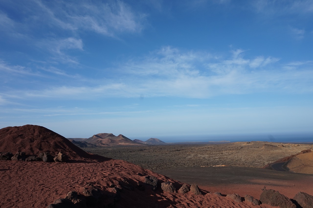 volcano island holiday summer free photo