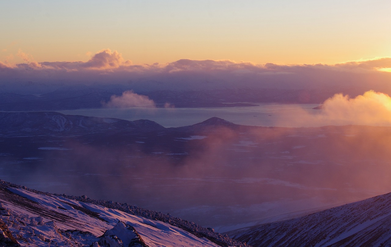 volcanoes hill mountains free photo