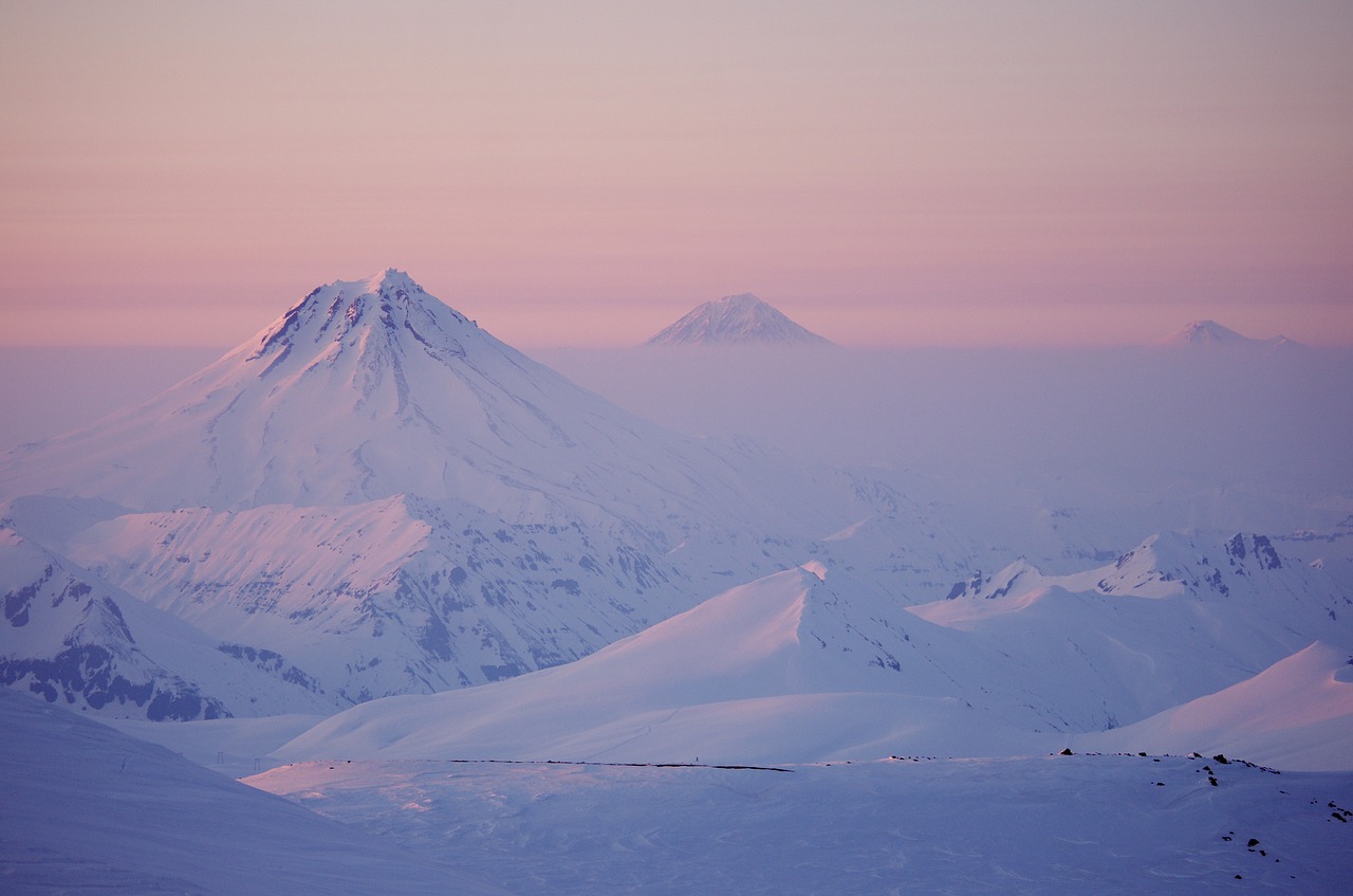 volcanoes hill mountains free photo