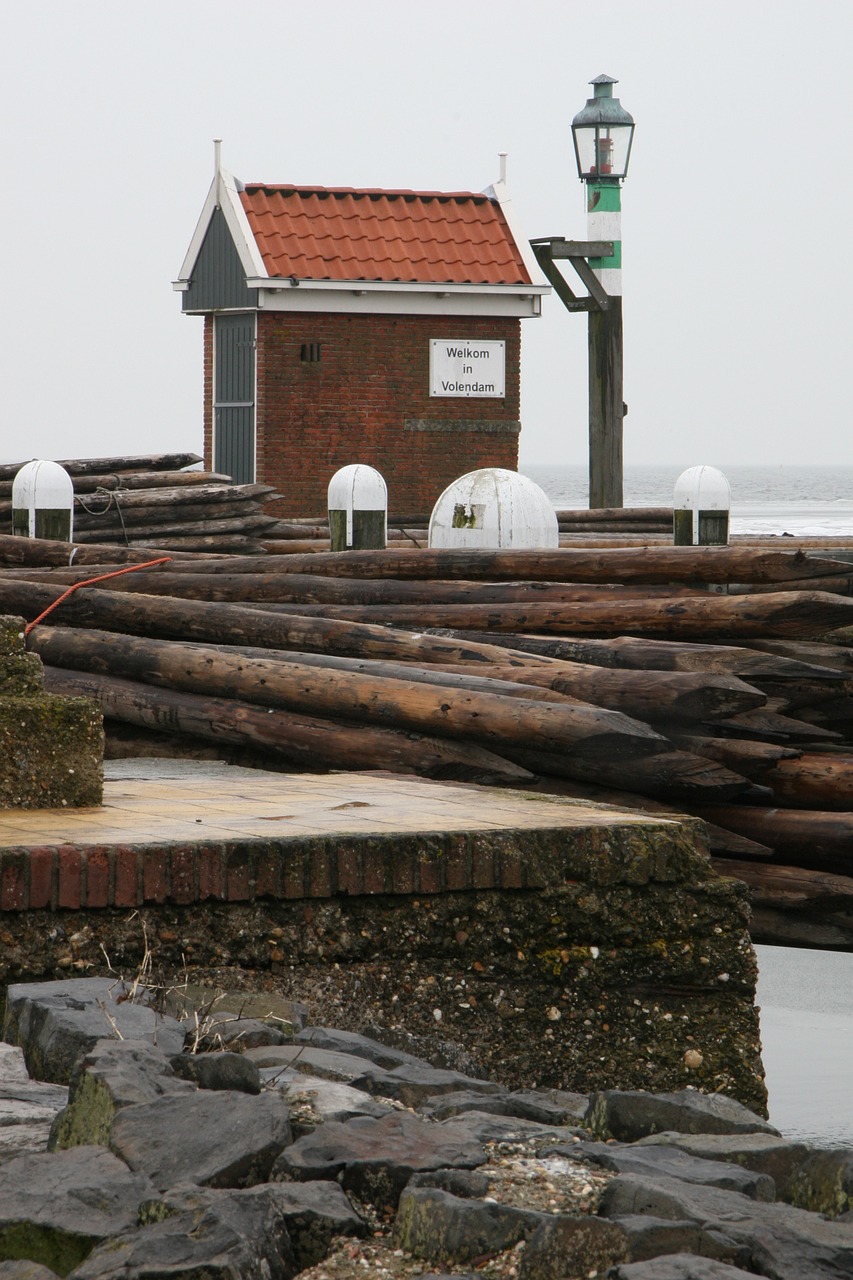 volendam water sea free photo