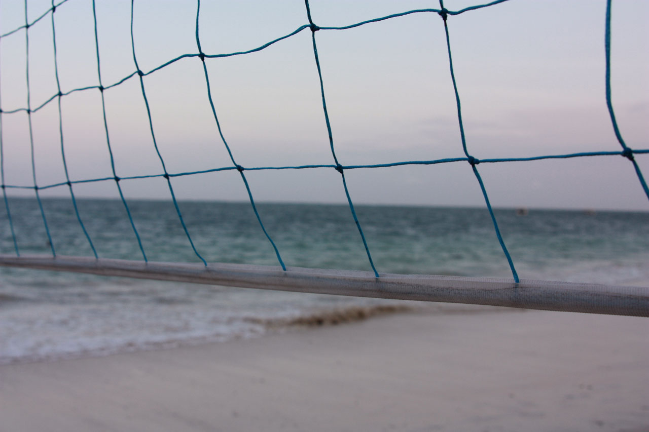 volleyball net beach free photo