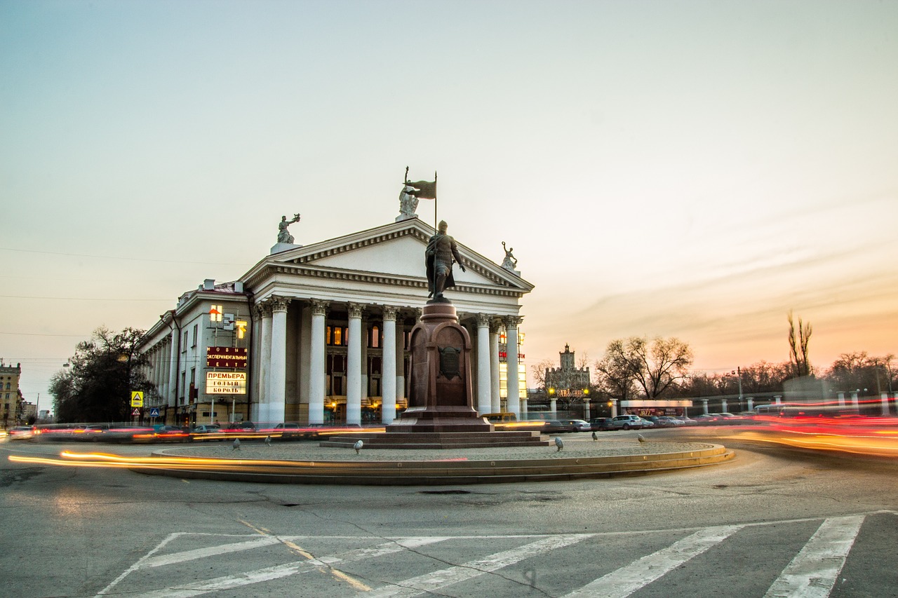 volgograd evening city net free photo