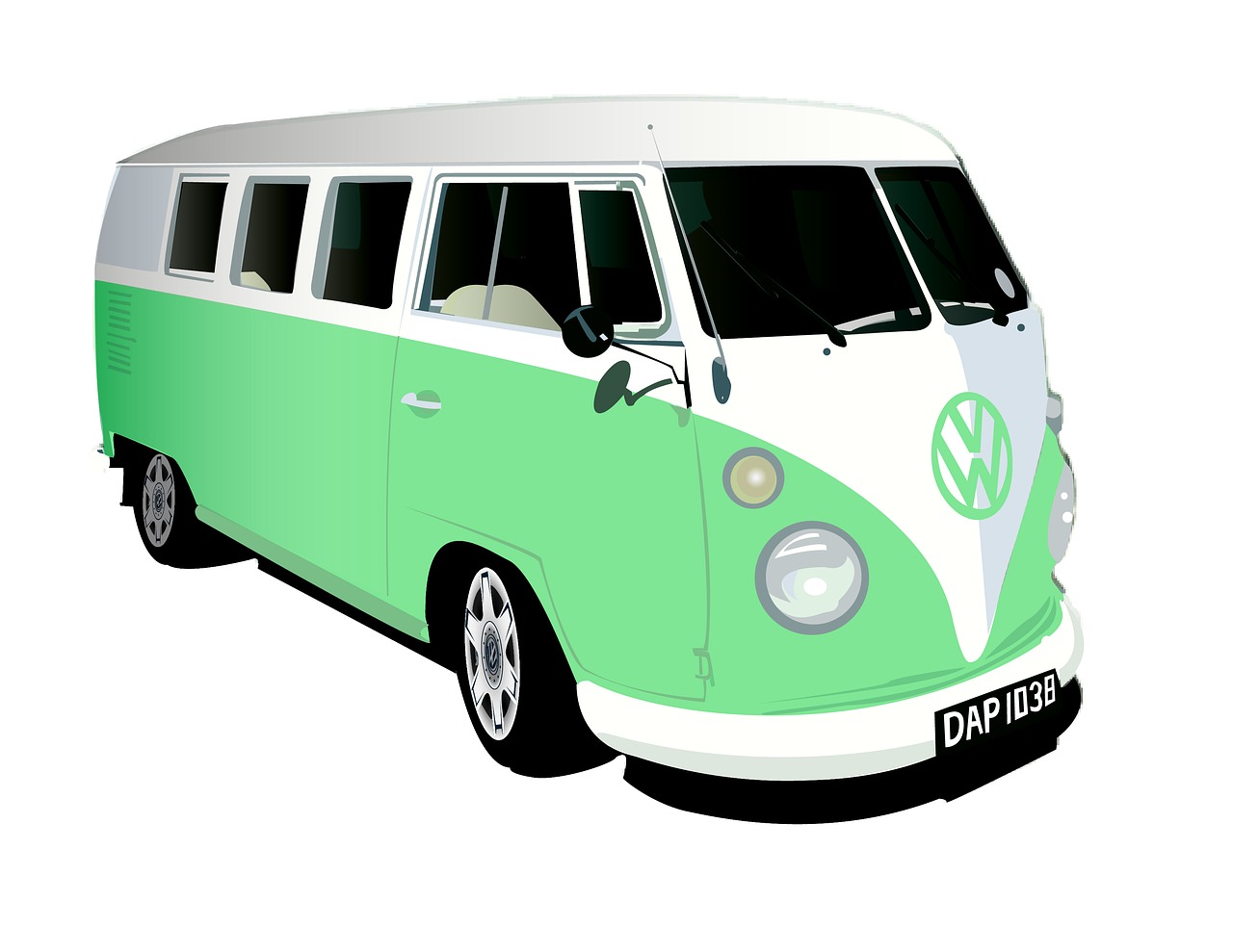 volkswagen mint bus free photo