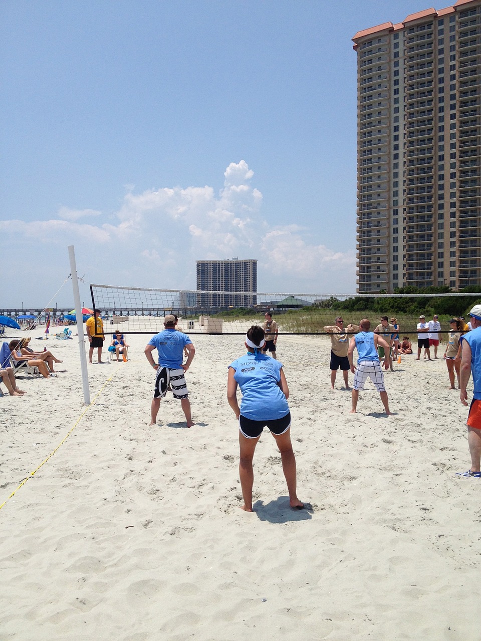 volley ball beach summer sport free photo