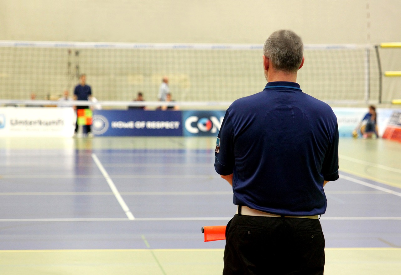 volleyball sport referee free photo