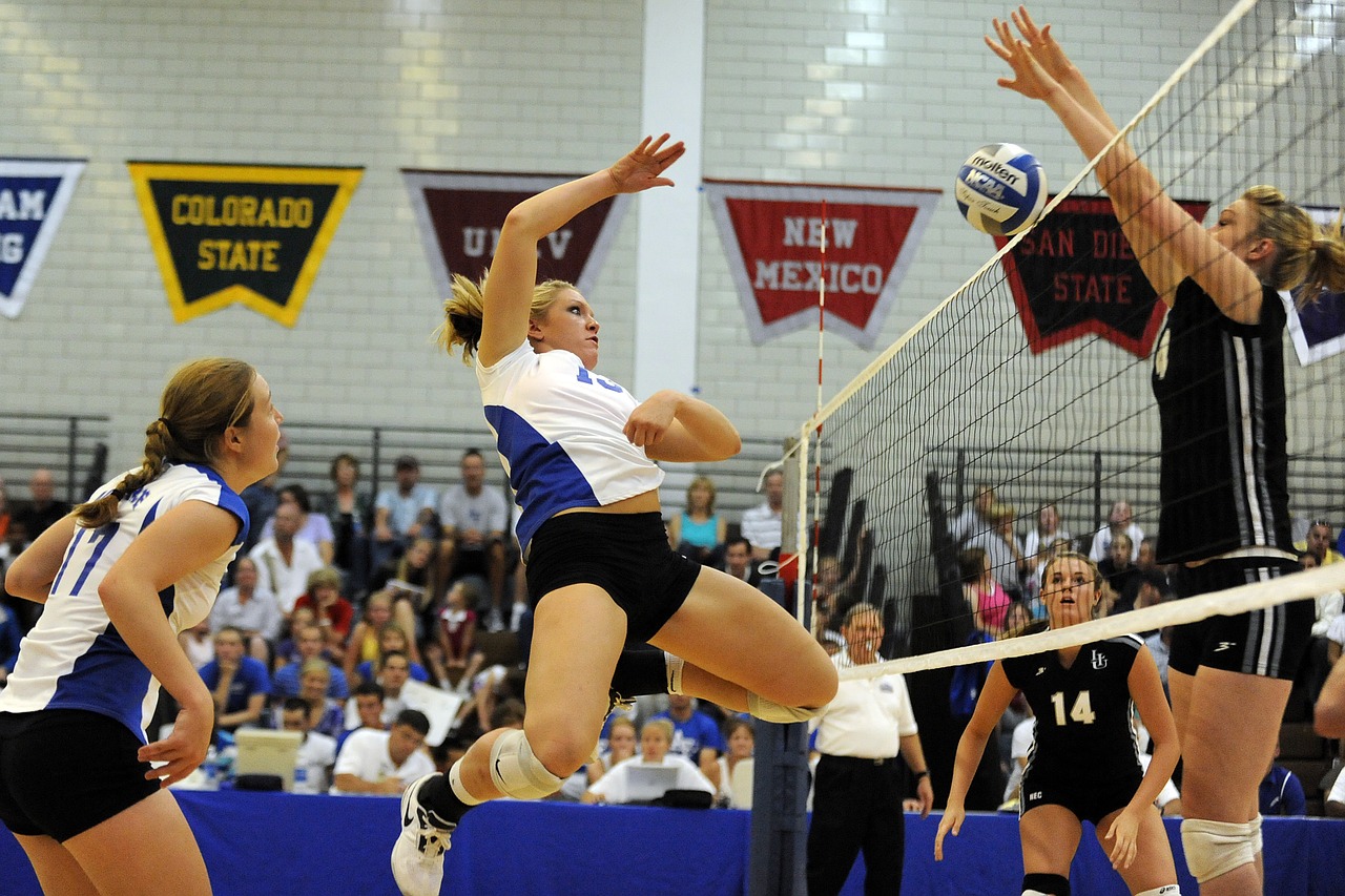 volleyball women return free photo