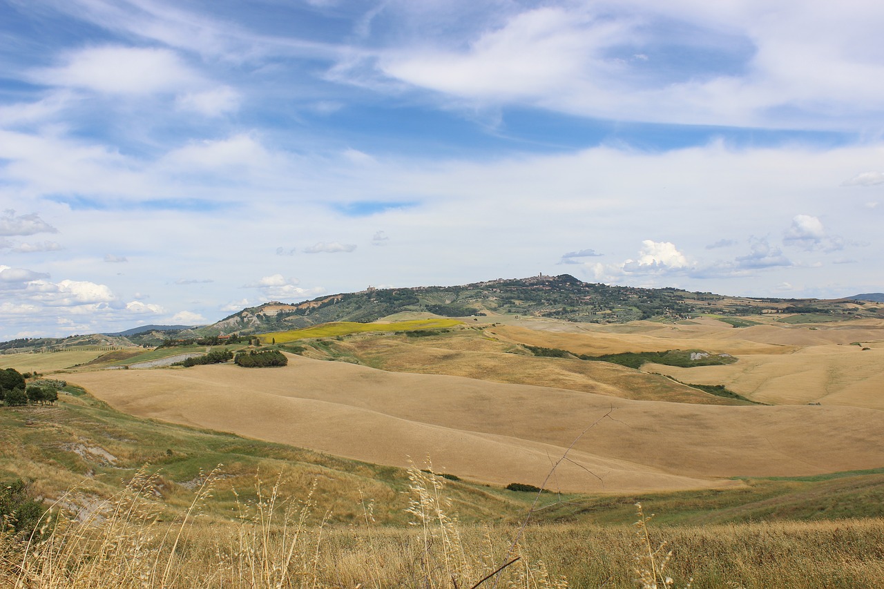volterra landscape tuscany free photo