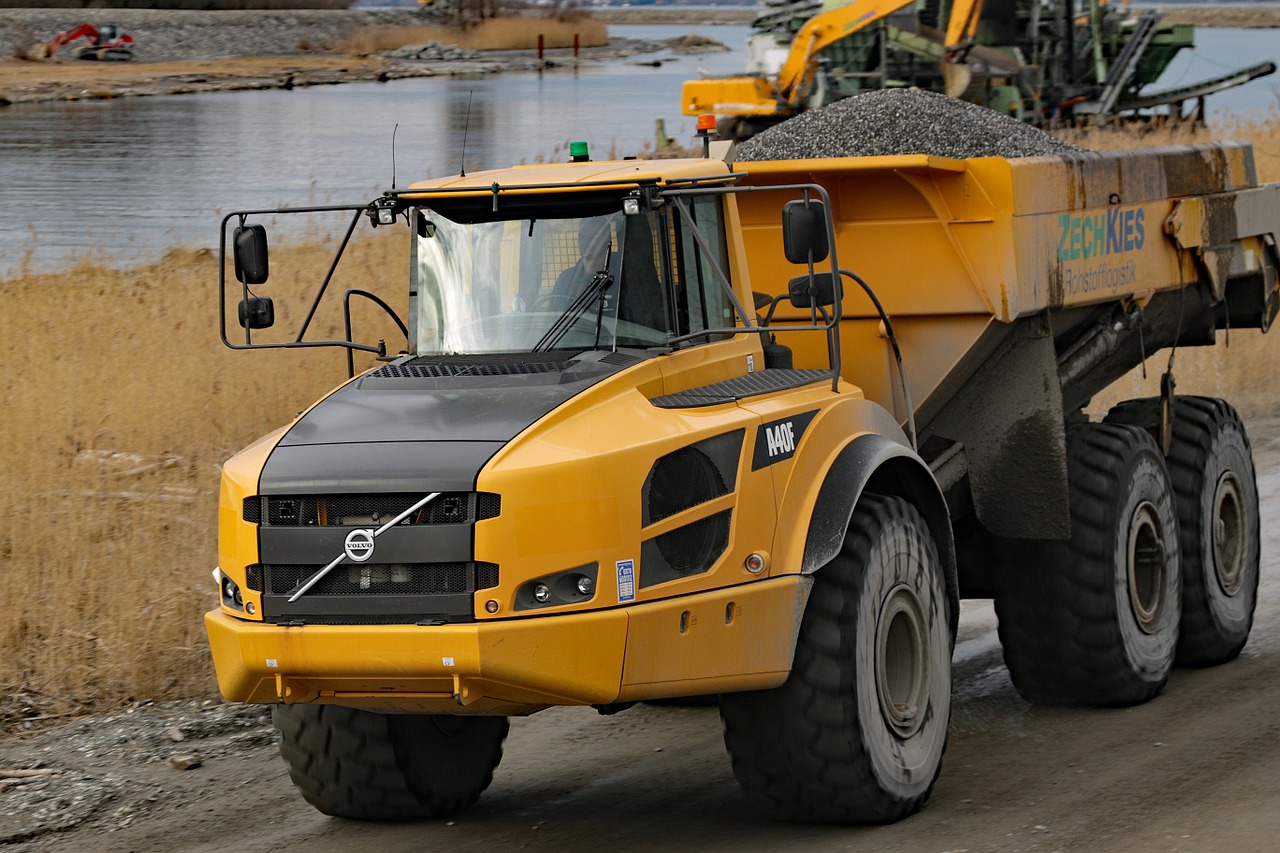 Download free photo of Volvo,dump truck,truck,a40f,loader - from needpix.com