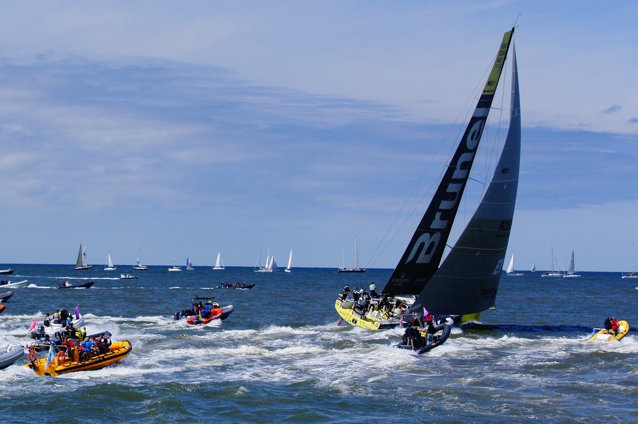 volvo ocean race scheveningen regatta free photo