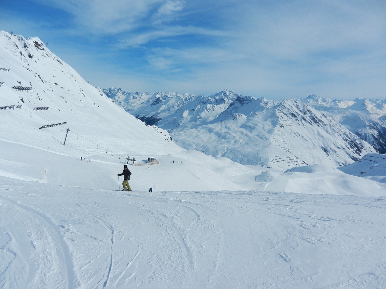 vorarlberg skiing outlook free photo