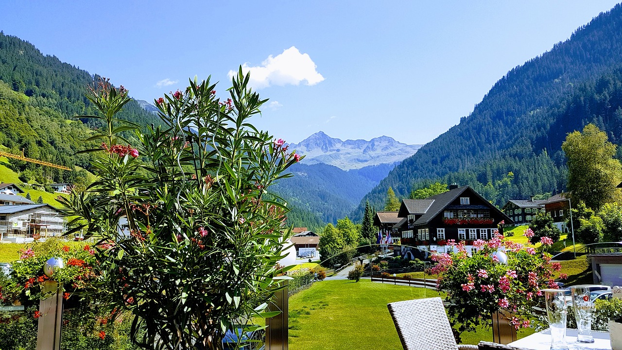 vorarlberg silbertal mountains free photo