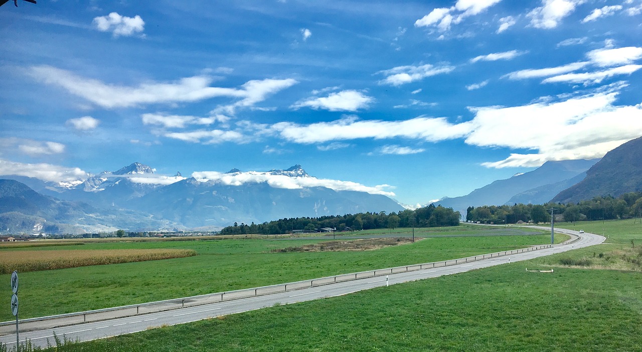 vouvry  switzerland  mountain free photo