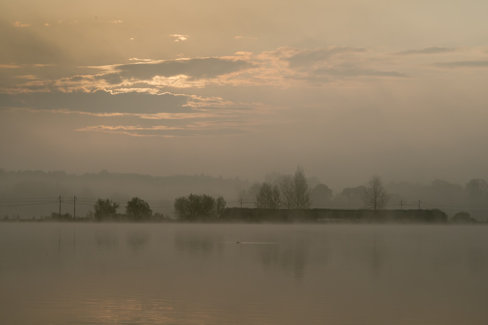 sunrise reflection pond free photo