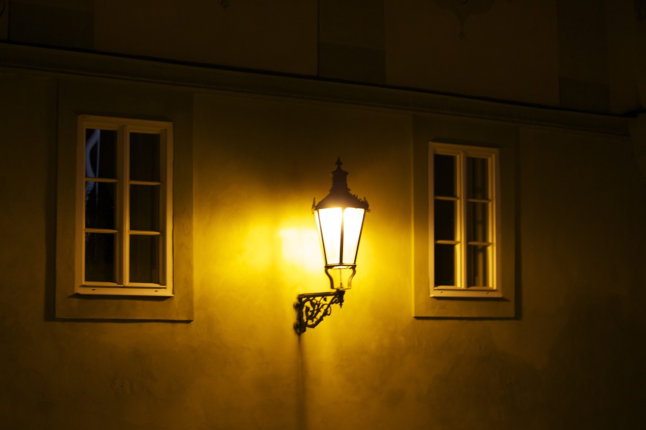 vyšehrad dark lights free photo