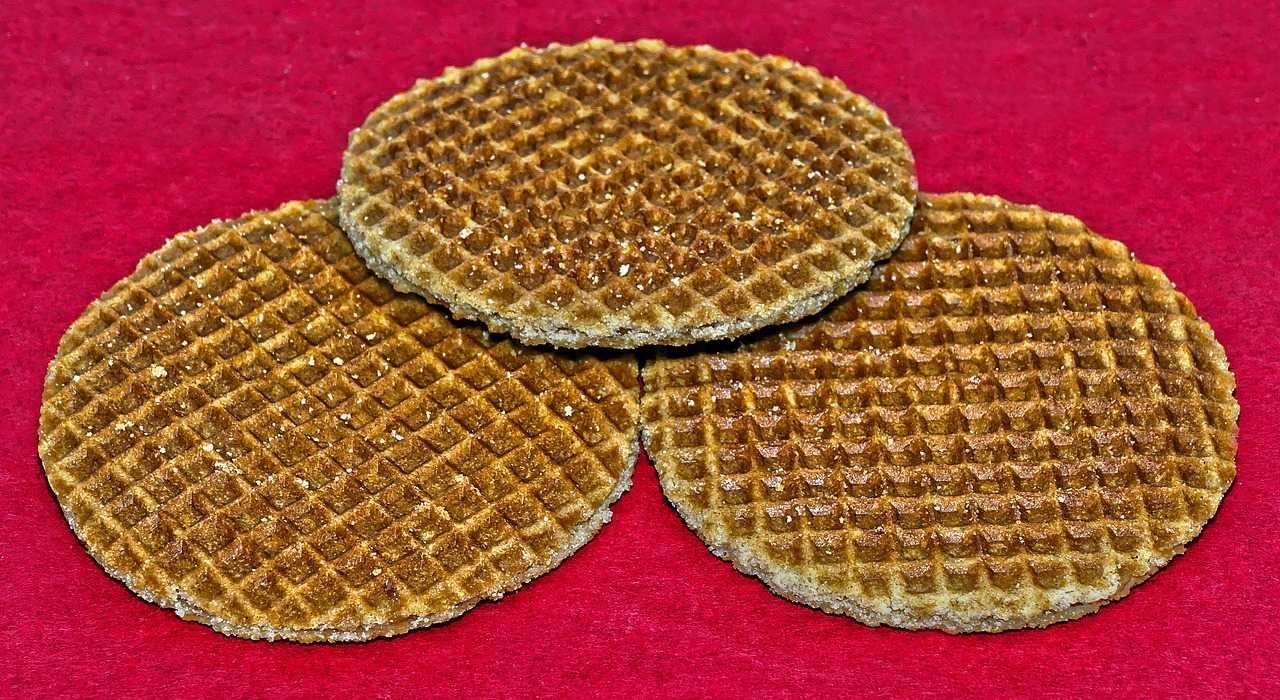 waffles honey waffle crispy free photo
