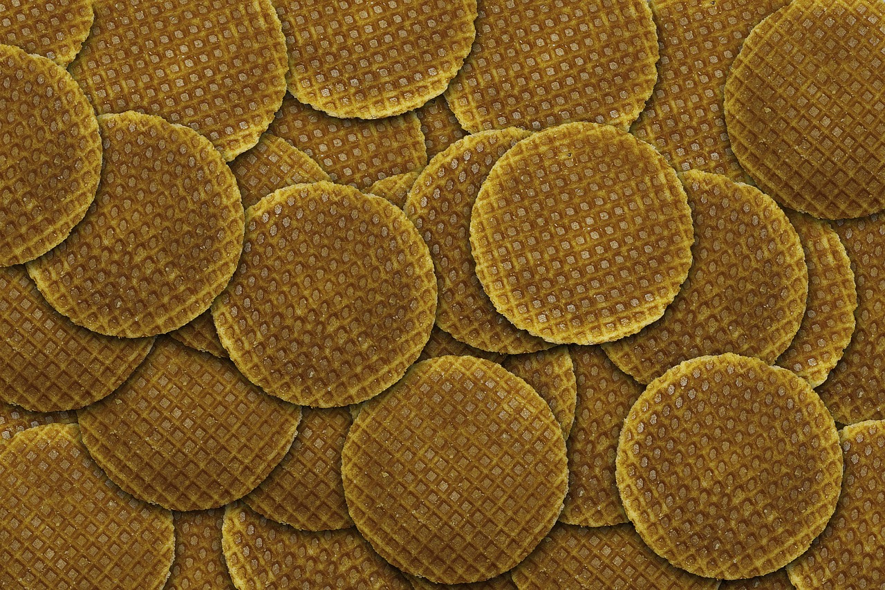 waffles honey waffle crispy free photo