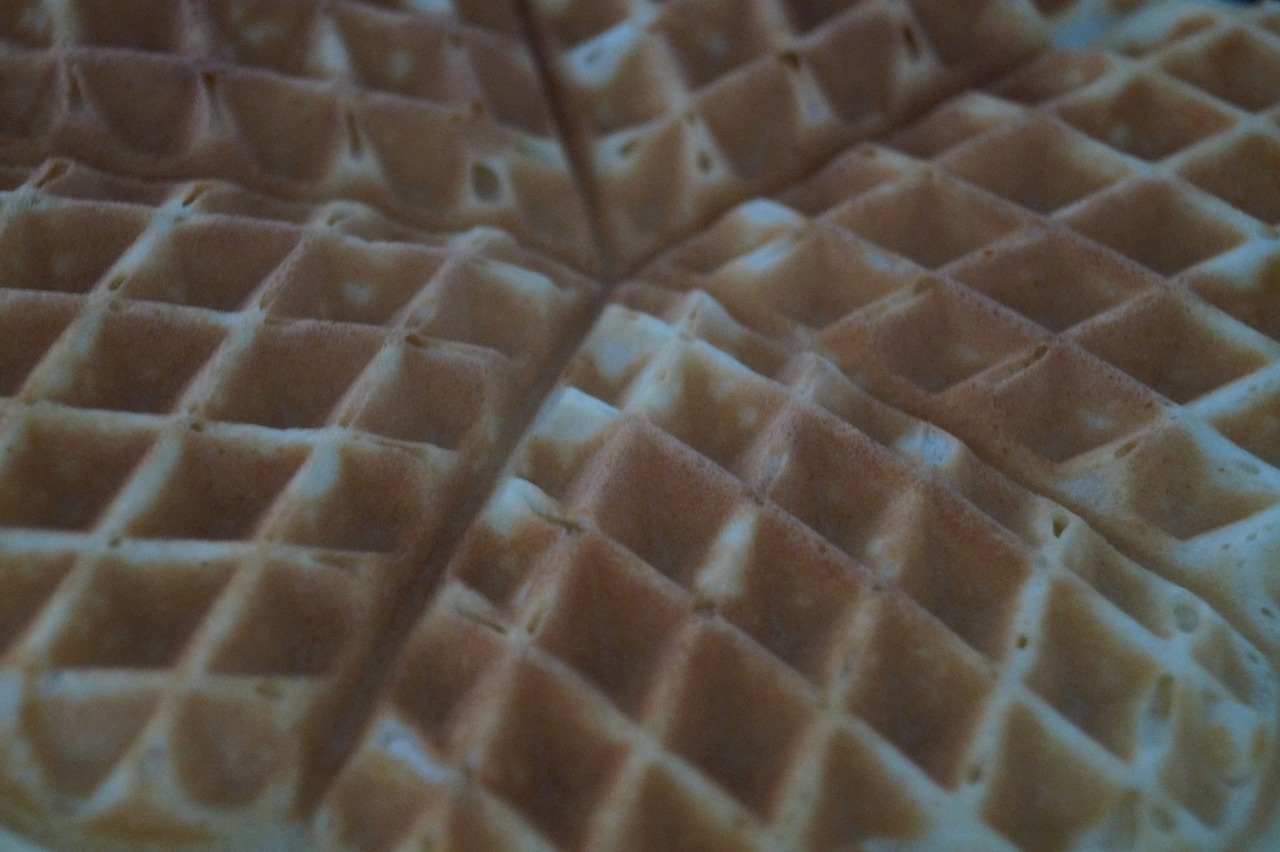 waffles  close up  delicious free photo