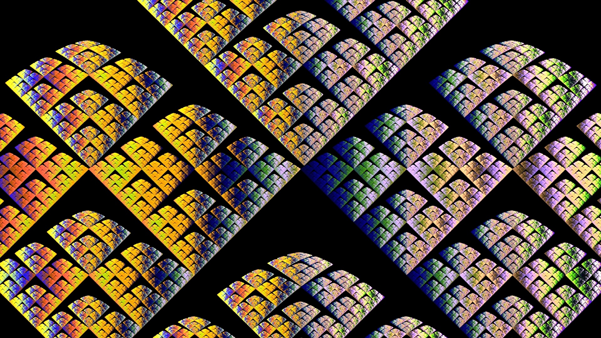 wallpaper fractal waffles free photo