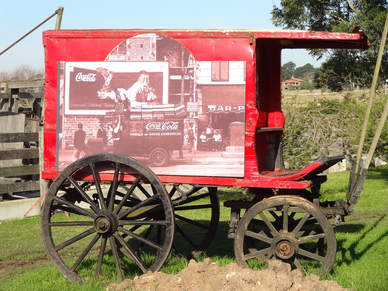 wagon coca-cola farm it pataia free photo