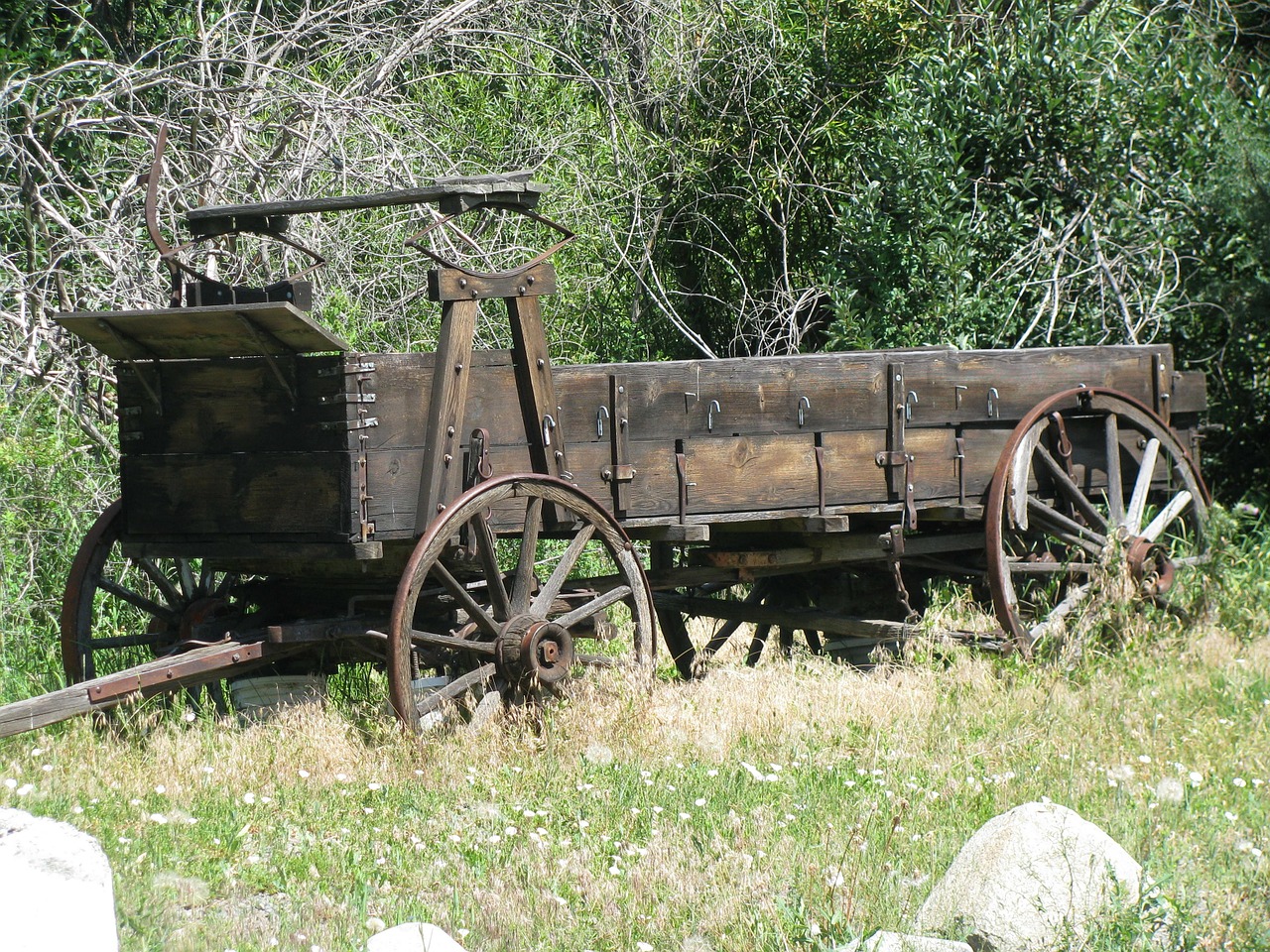 wagon western old west free photo