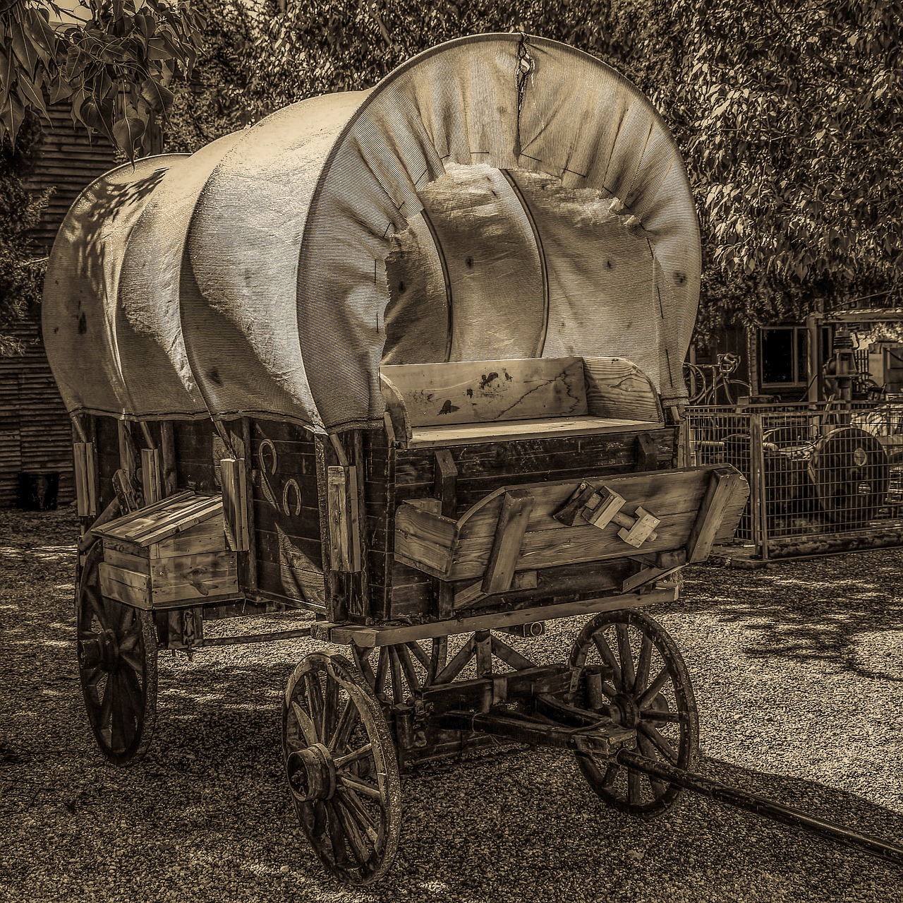 wagon cart carriage free photo