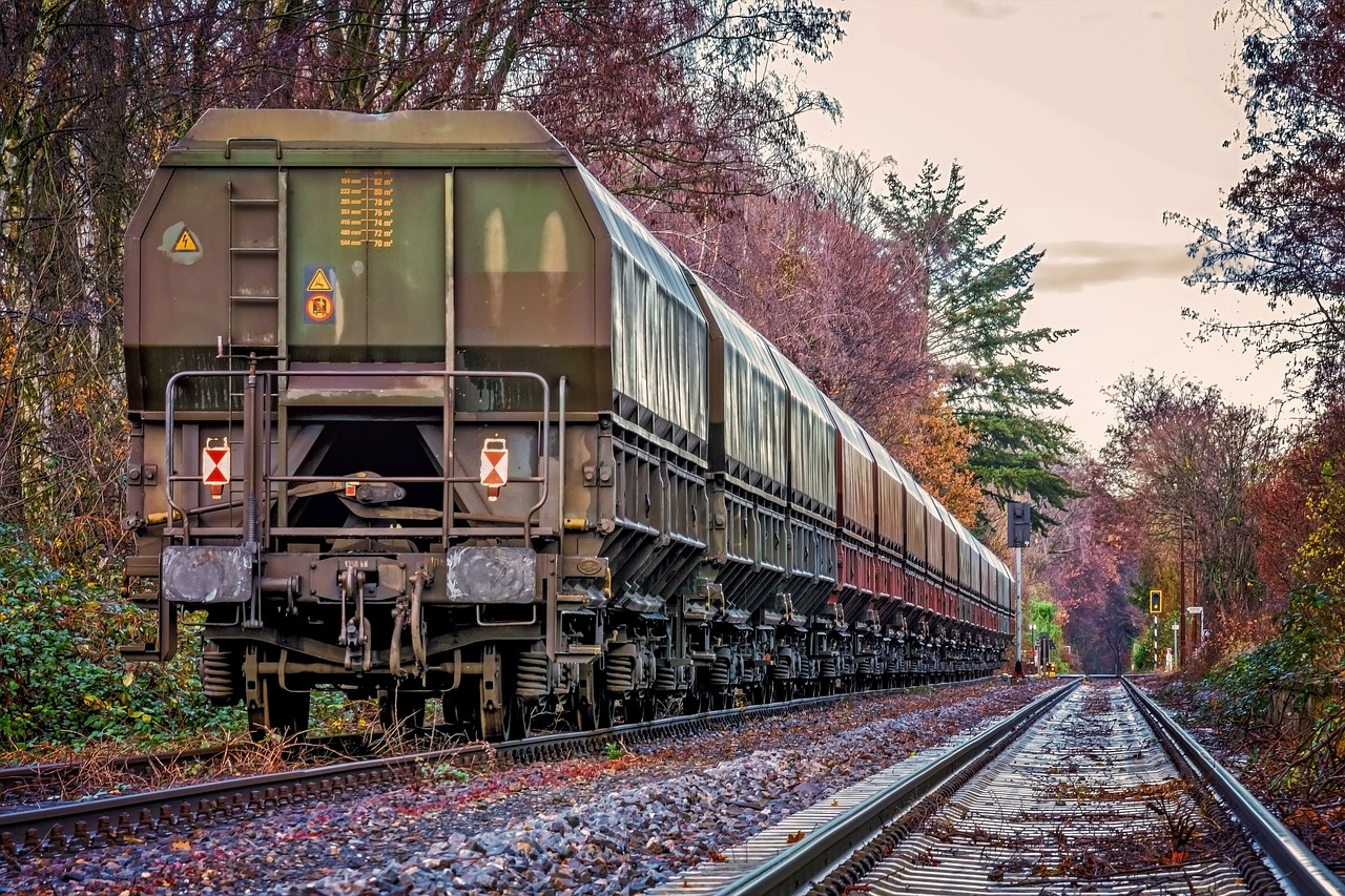 wagon  train  track free photo