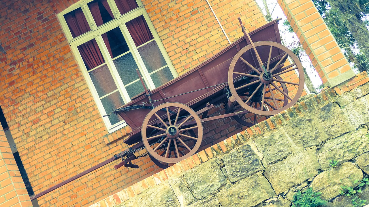 wagon antique past free photo
