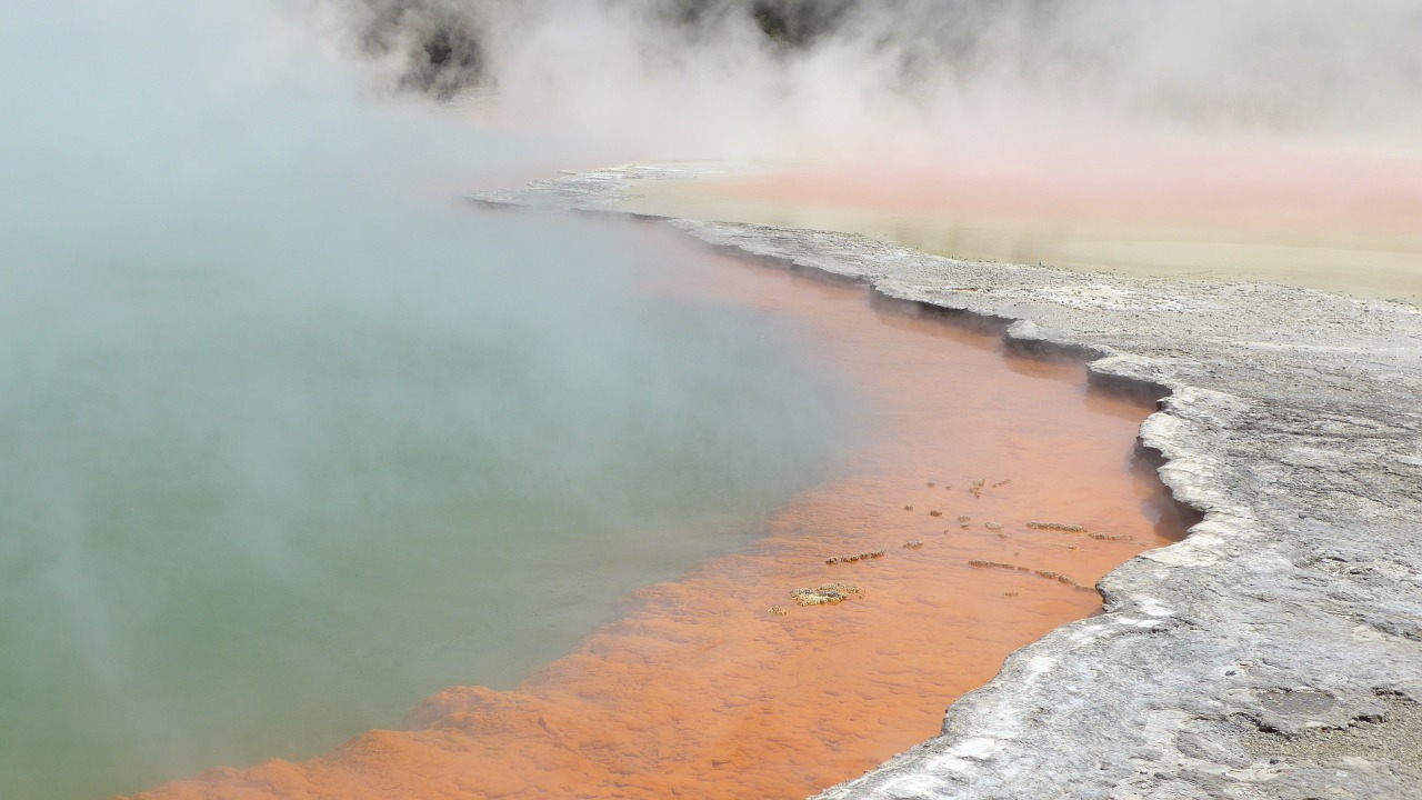 wai o tapu new zealand rotorua free photo