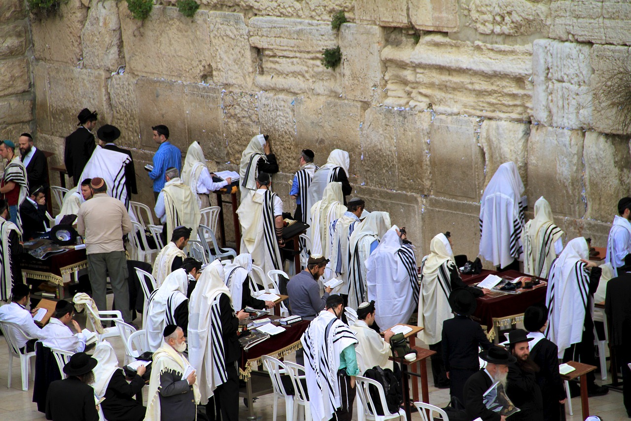 wailing wall jerusalem jewish free photo