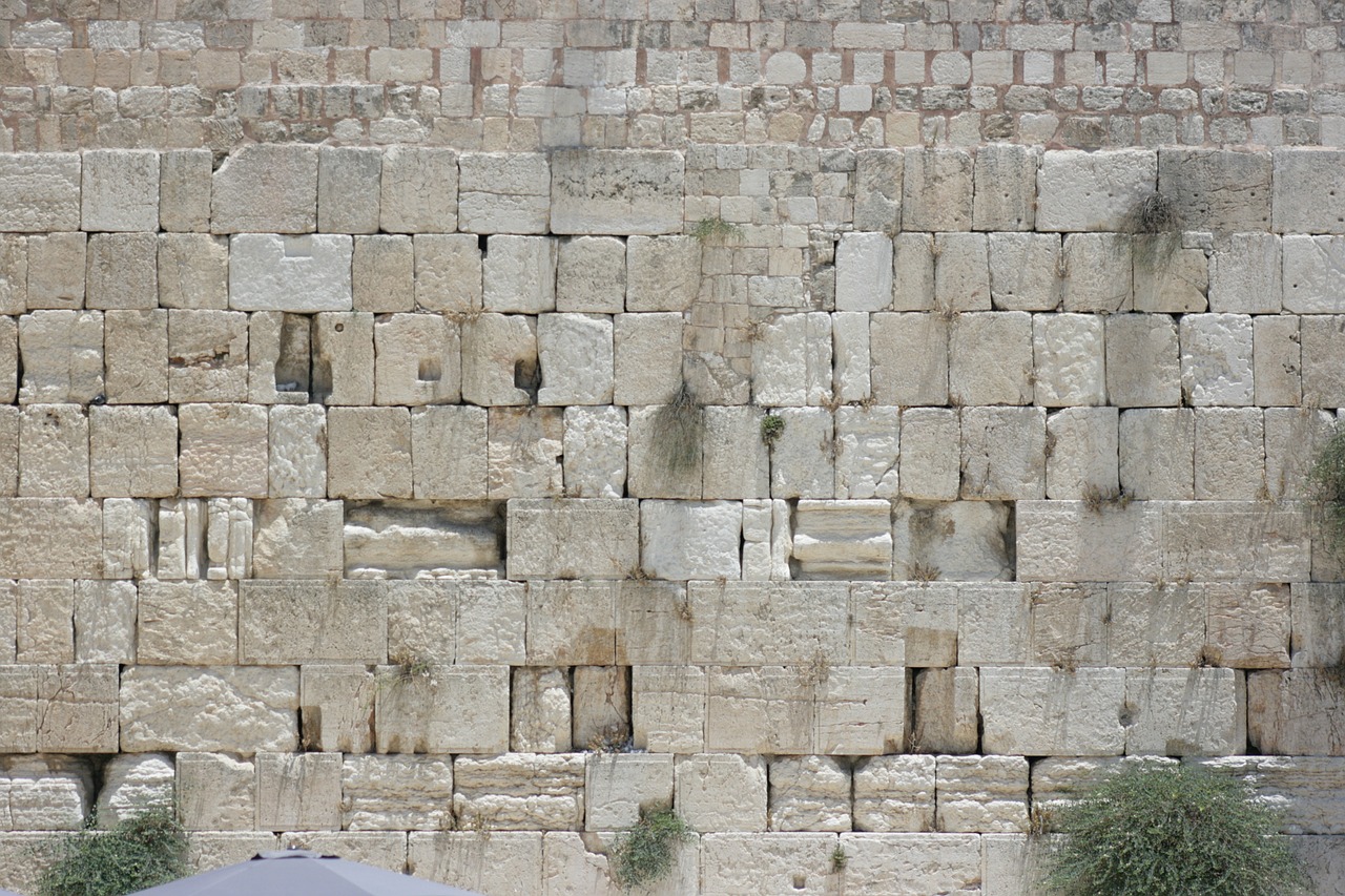 wailing wall western wall jerusalem free photo