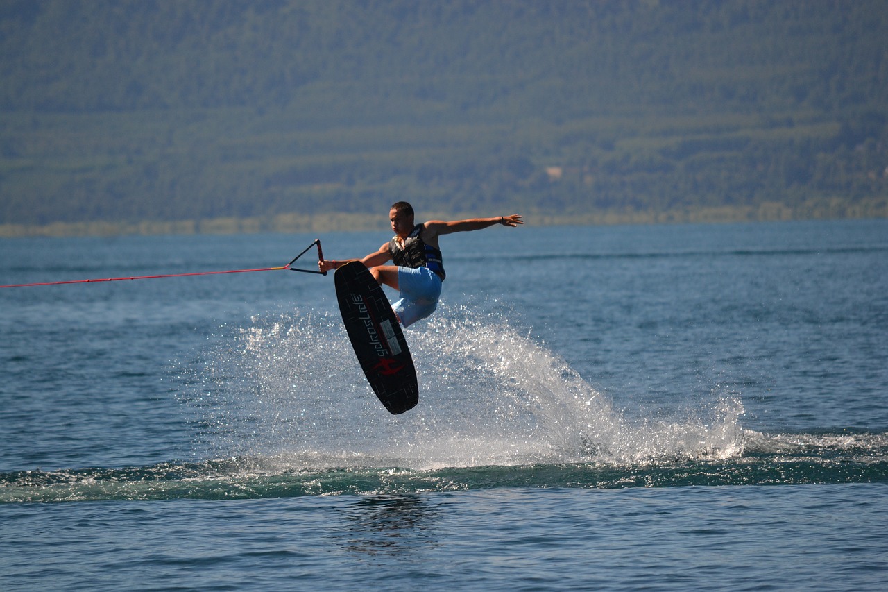 wakeboard jump water free photo