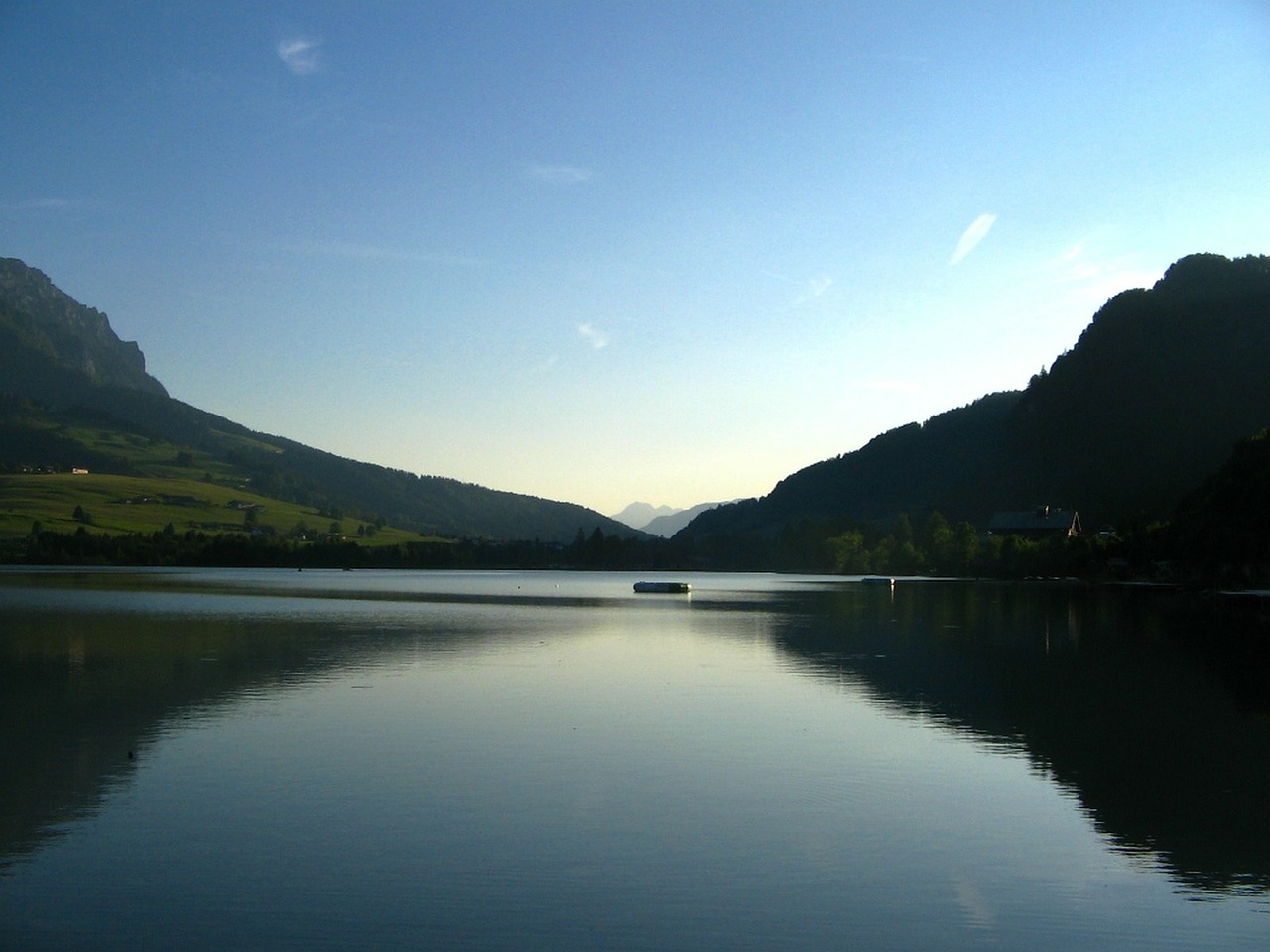 walchsee lake landscape free photo