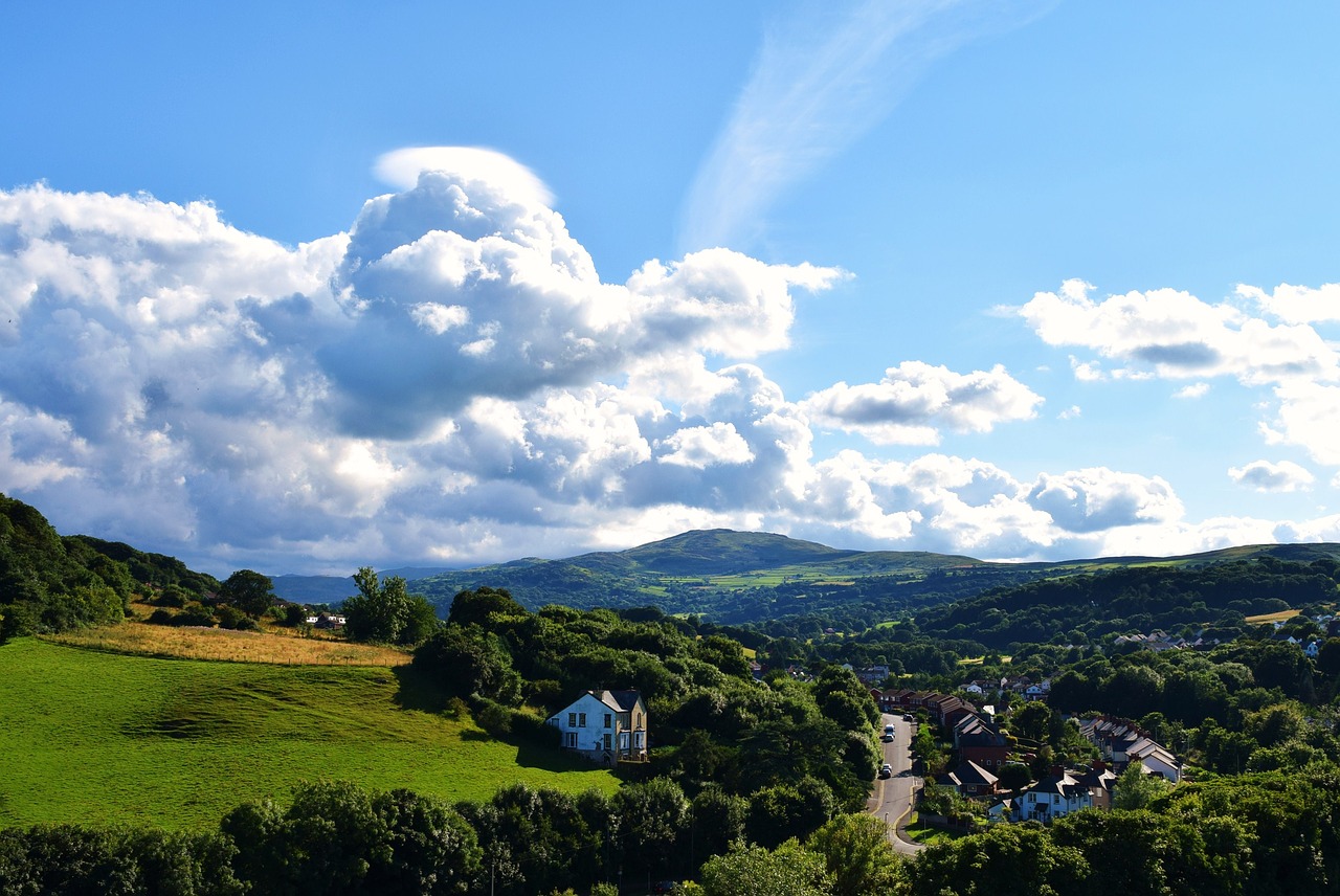 wales blue sky free photo