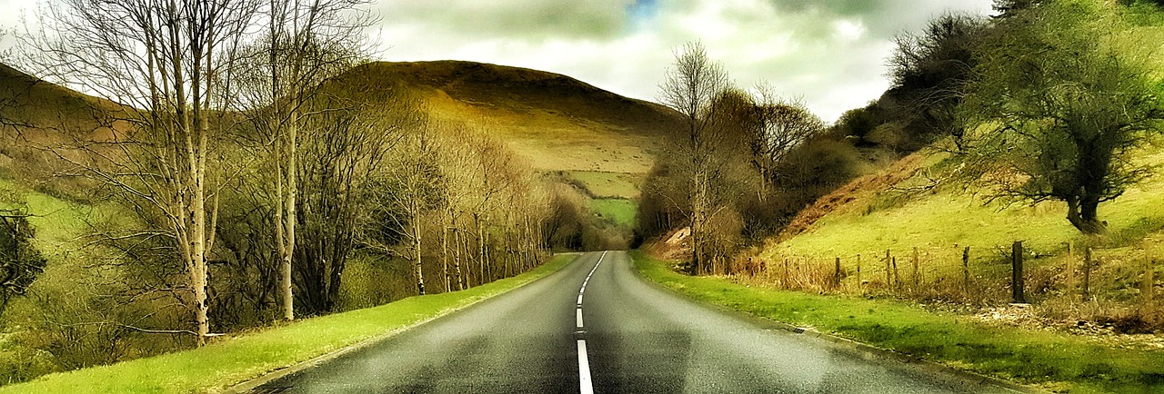 wales roads hills free photo